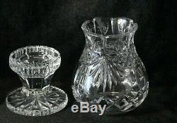 Pair (2) Waterford Society WS 1997 Jim O'Leary Hurricane Lamp Candle Holders