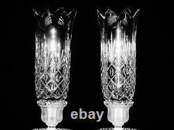 Pair Of Magnificent Single Baccarat Crystal Enfant Candelabra/candle Holder