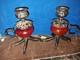 Pair Of Victorian Claw Foot Candlesticks
