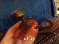 Pair Of Victorian Claw Foot Candlesticks