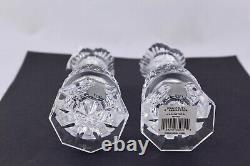 Pair Of Waterford Crystal 6 Hospitality Candlesticks New