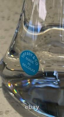 Pair Vintage Elsa Peretti for Tiffany & Co. Crystal Bone Series Candlesticks