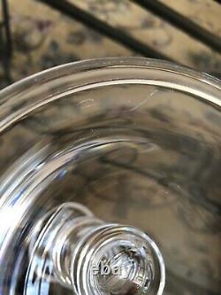 Pair Vintage Steuben Crystal 10.25 Baluster Teardrop Candlesticks, # 7746