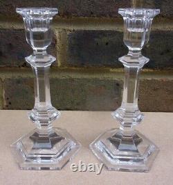 Pair of BACCARAT Versailles Crystal Candlesticks