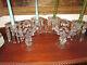 Pair Of Cambridge Caprice Double Candelabras With Prisms