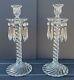 Pair Of Fostoria Queen Anne Colony 14 1/2 Candle Holders Candlesticks