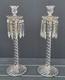 Pair Of Fostoria Queen Anne Colony 18 1/2 Candle Holders Candlesticks