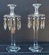 Pair Of Heisey Classic 16 Candle Holders Candlesticks Candelabras Excellent