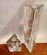 Pair Of Iittalla Finland Arkipelago Triangle Ice Candle Holders-large & Small