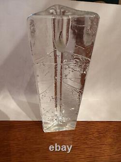 Pair of IIttalla Finland Arkipelago Triangle Ice Candle Holders-Large & Small