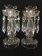Pair Of Waterford Crystal Ireland Lustre Candlesticks Candle Holders Candelabra