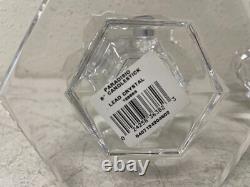 Pair of Waterford 6 Paradisio Pattern Candlesticks Candle Holders