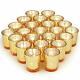 Party Decorations 72pcs, Mercury Glass Votive Candle Holders Set For Gold