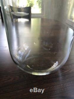 PartyLite Clear Hurricane Glass Replacement Candle Holder Seville