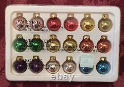 PartyLite GLOWING TREE ORNAMENT SET P7855 Magnetic Lot Christmas Tree Tealight