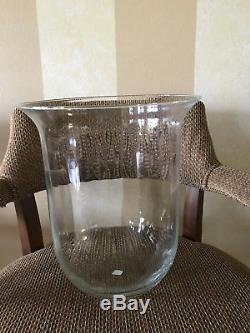 PartyLite Mirage Hurricane Glass 3-Wick Replacement Candle Holder Verona Seville