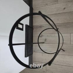 PartyLite Seville 3-Wick Candle Stand with Glass Hurricane Hand Blown