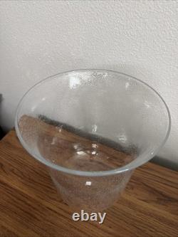 Partylite 3-Wick Seville Large Bubble Glass Replacement Hurricane