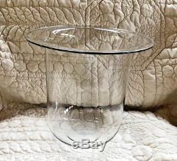 Partylite Glass Replacement Seville for 3 Wick Candle Holder Hurricane Retired