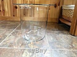 Partylite Glass Replacement Seville for 3 Wick Candle Holder Hurricane Retired