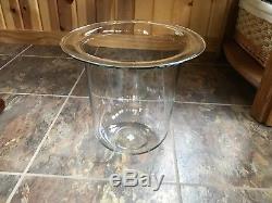 Partylite Glass Replacement Seville for 3 Wick Candle Holder Hurricane Retired