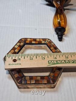 Partylite Global Fusion Mosaic Wall Sconces, Candle Holders Lot Retired
