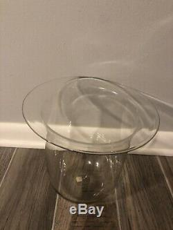 Partylite Original Seville 3-Wick Candle Holder Replacement Glass Hurricane