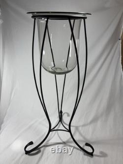 Partylite Original Seville 3-Wick Candle Holder Replacement Glass Hurricane