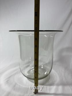 Partylite Original Seville 3-Wick Candle Holder Replacement Glass Hurricane