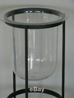 Partylite Original Seville 3-wick Candle Holder Hurricane Glass Candle Holder