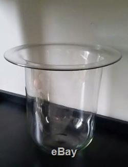 Partylite Seville 25 Blown Glass 3-Wick Candle Holder With Stand Retired