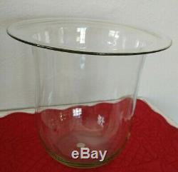 Partylite Seville 3 wick Large Hurricane Replacement GLASS (no stand) EUC