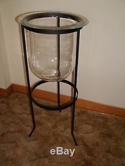 Partylite Seville Candle Stand With Glass Insert Retired & Rare