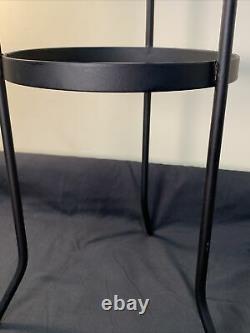 Partylite Seville Wrought Iron Glass 3 Wick Hurricane Candle Holder Retired EUC