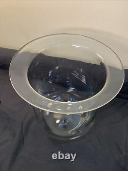 Partylite Seville Wrought Iron Glass 3 Wick Hurricane Candle Holder Retired EUC