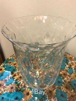 Partylite Thumbprint Replacement Glass Seville Hurricane Candle Holder 3 Wick