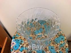 Partylite Thumbprint Replacement Glass Seville Hurricane Candle Holder 3 Wick