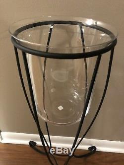 Partylite Verona Newport 3-Wick Candle Holder Hurricane Replacement Glass Only
