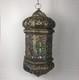 Pier 1 Large 24 Hanging Lantern Moroccan Filigree Jeweled Candle Holder Pendant