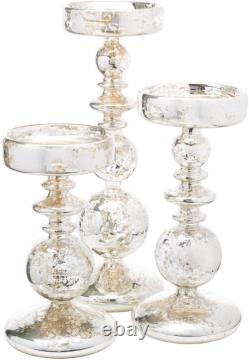 Pillar Candle Holders Unique Mercury Bubble