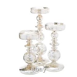 Pillar Candle Holders Unique Mercury Bubble
