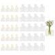 Pillar Candles And Glass Vases Set 120 Pcs, Clear Cylinder Hurricane Candl