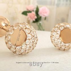 Pillar Crystal Candle Holders