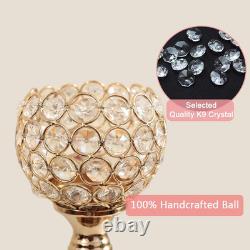 Pillar Crystal Candle Holders