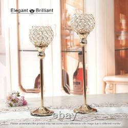 Pillar Crystal Candle Holders