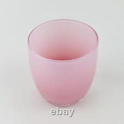 Pink Glassybaby Candle Holder Glass Baby Votive Pre-triskelion