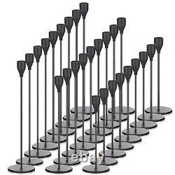 Potchen 27 Pack Candles Holder, 9 Sets Taper Candlestick Holders Fit 0.75 Inc