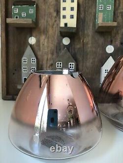 Pottery Barn Candle Holder Monique Lhuillier Rose Gold Christmas Decor Ombre Set