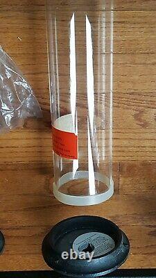 Pottery Barn Lg Iron 4 Glass Hurricane Candle Holder Wall Mount Rare NLA