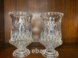 Princess House Crystal Hurricane Candle Holders Lot 15 Pieces